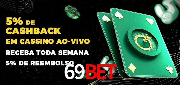 Promoções do cassino ao Vivo 69BET